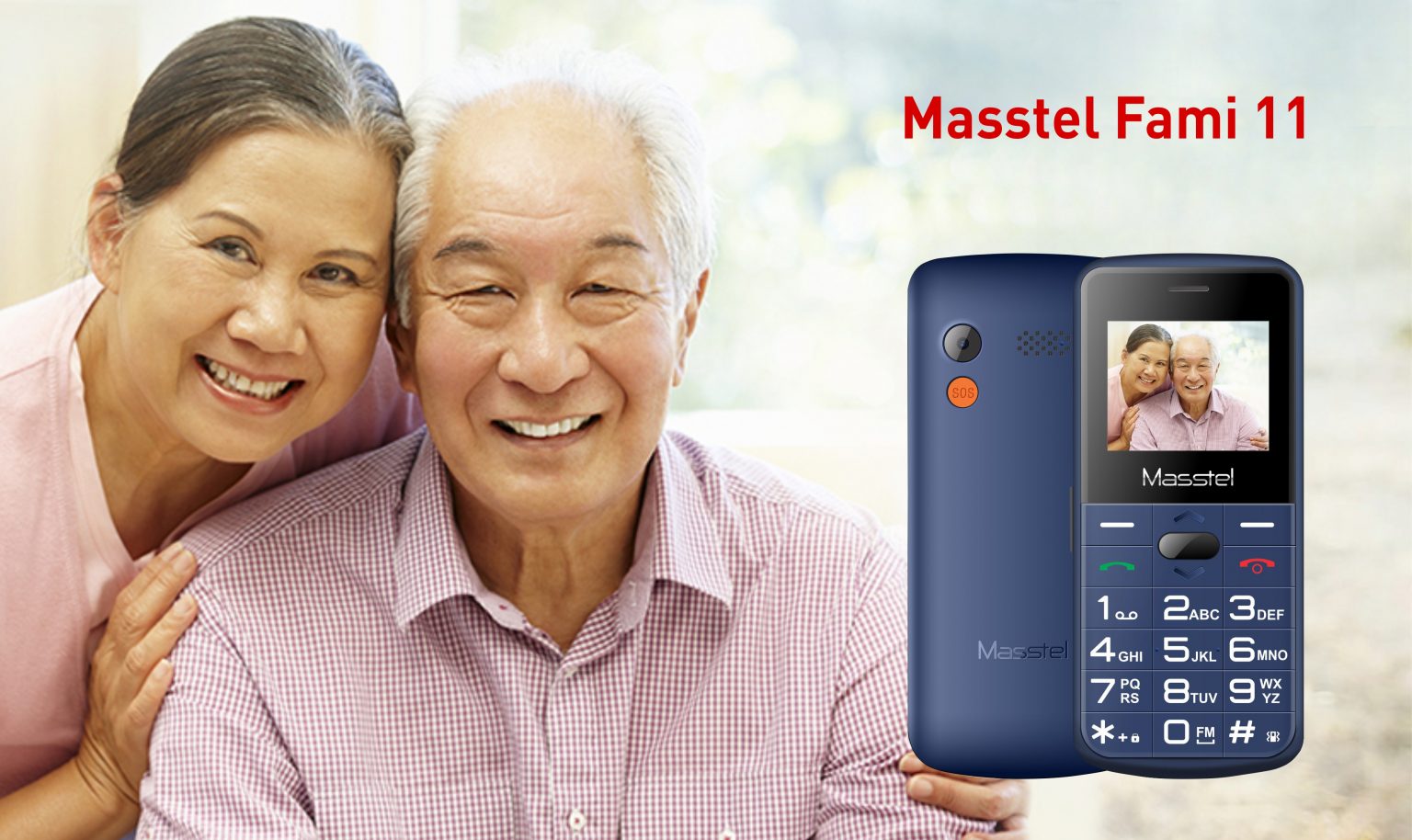 Điện thoại bàn phím Masstel Fami 11 – Cải tiến mới của Masstel hỗ trợ người cao tuổi