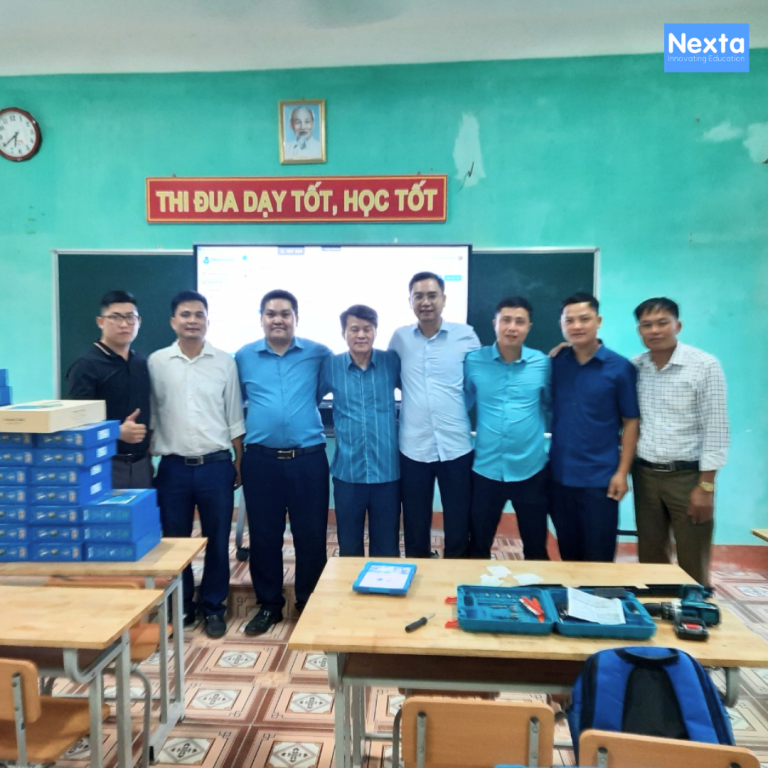 Lớp học thông minh Nexta hứa hẹn tạo đột phá chất lượng giáo dục tại trường tiểu học Ba Khan
