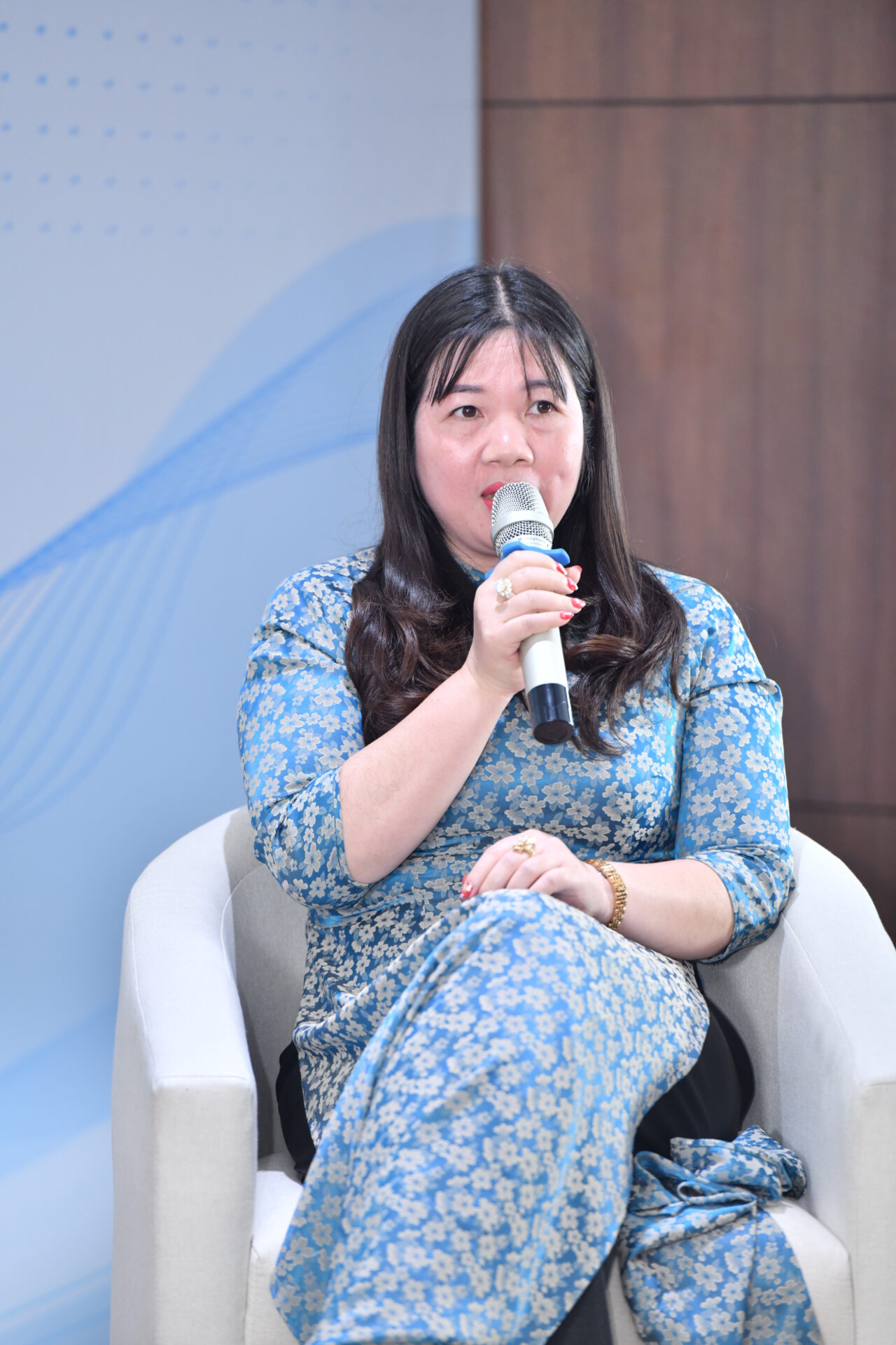Bà Đoàn Thị Thanh Vân - Hiệu trưởng Trường Mầm non - Tiểu học DPA (Thái Nguyên) chia sẻ về kết quả thực tế khi áp dụng giải pháp tại trường mình.